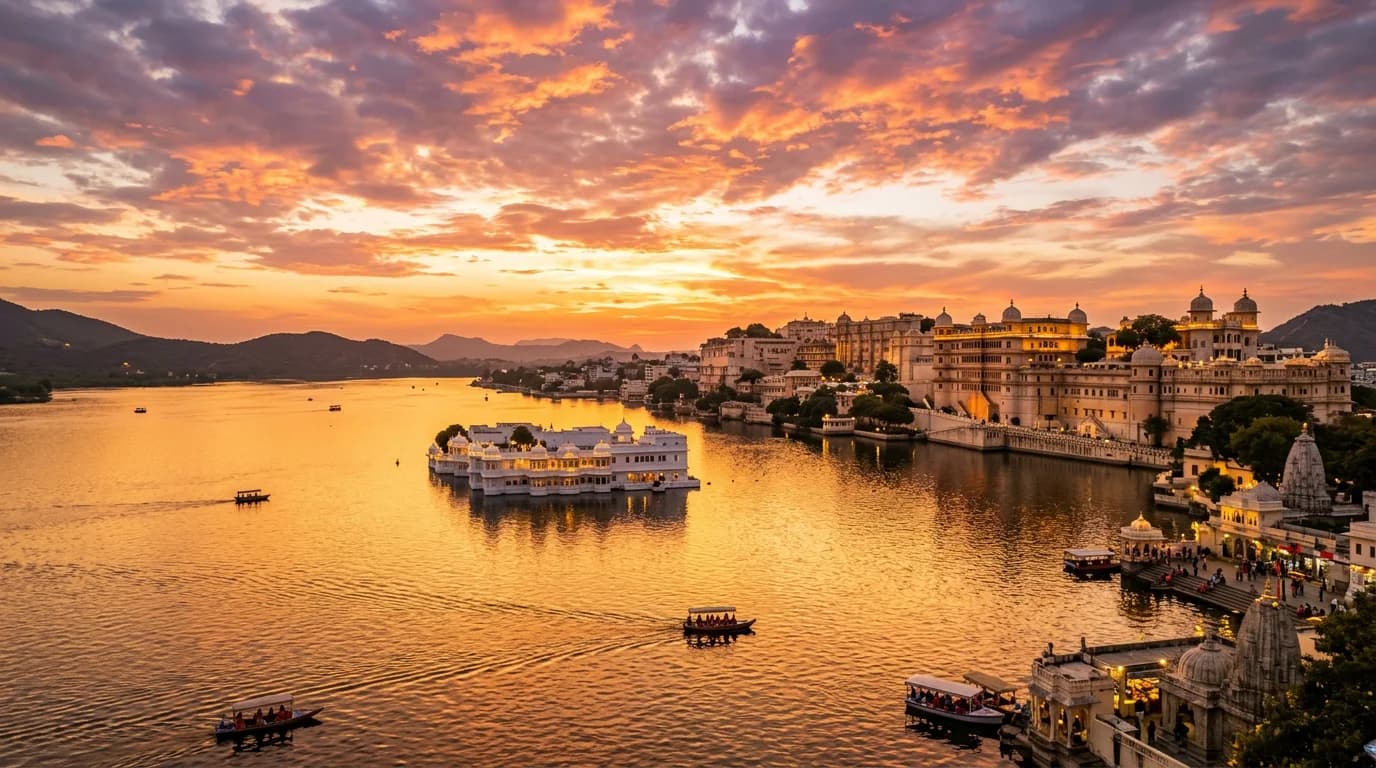 Udaipur Lake Pichola Sunset